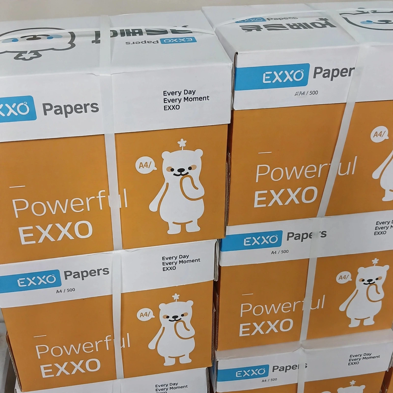엑소 큐트베어 A4 복사용지(A4용지) 75g 2BOX(5000매) 실제 상품 이미지